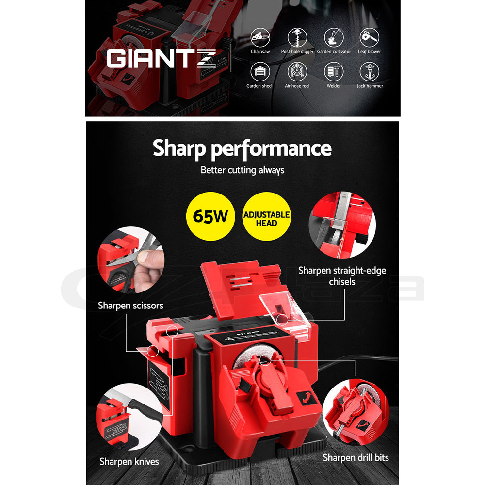 Giantz 65W Multifunctional Tool Sharpener with 3 Sharpening Modules