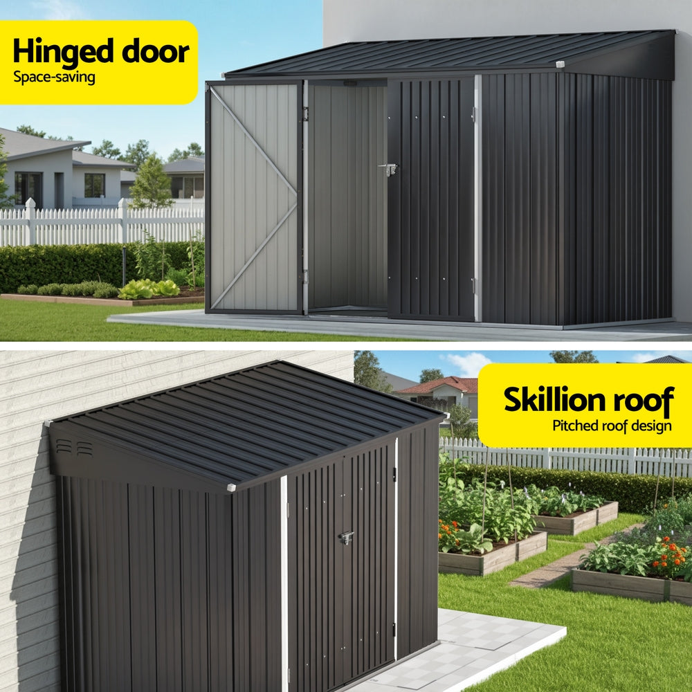 Giantz Garden Shed Galvanised Steel 3.05x1.5M Outdoor Storage Shed Workshop House Shelter