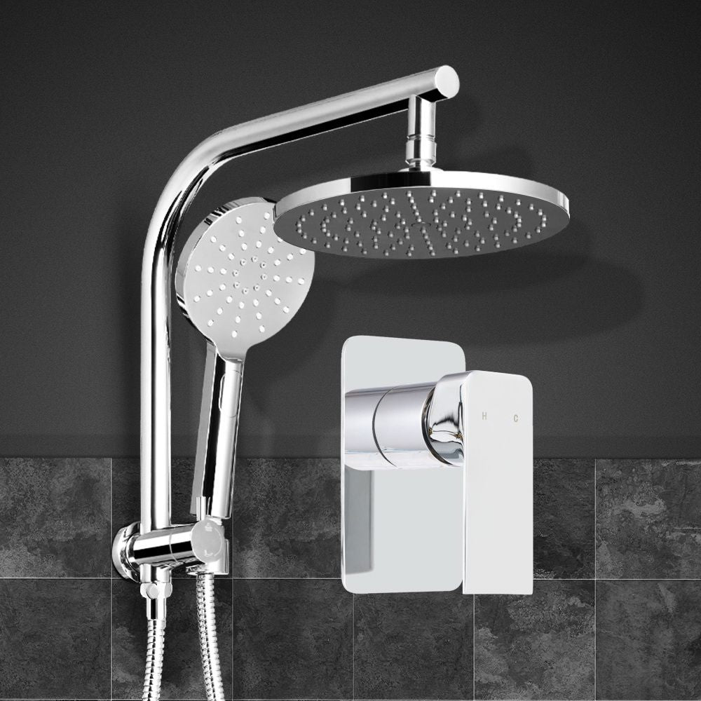 Cefito 9-Inch Rain Shower Head Set Handheld Mixer Tap Chrome