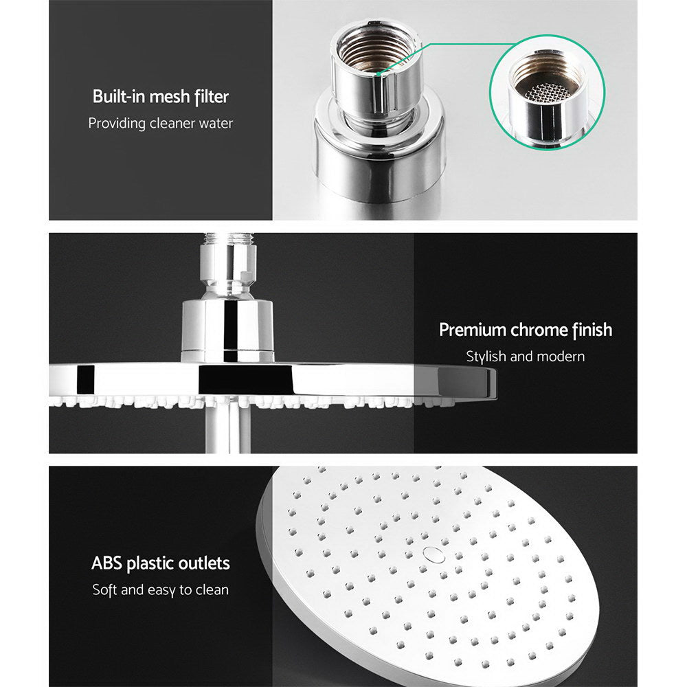 Cefito 9'' Rain Shower Head Set High Pressure Chrome
