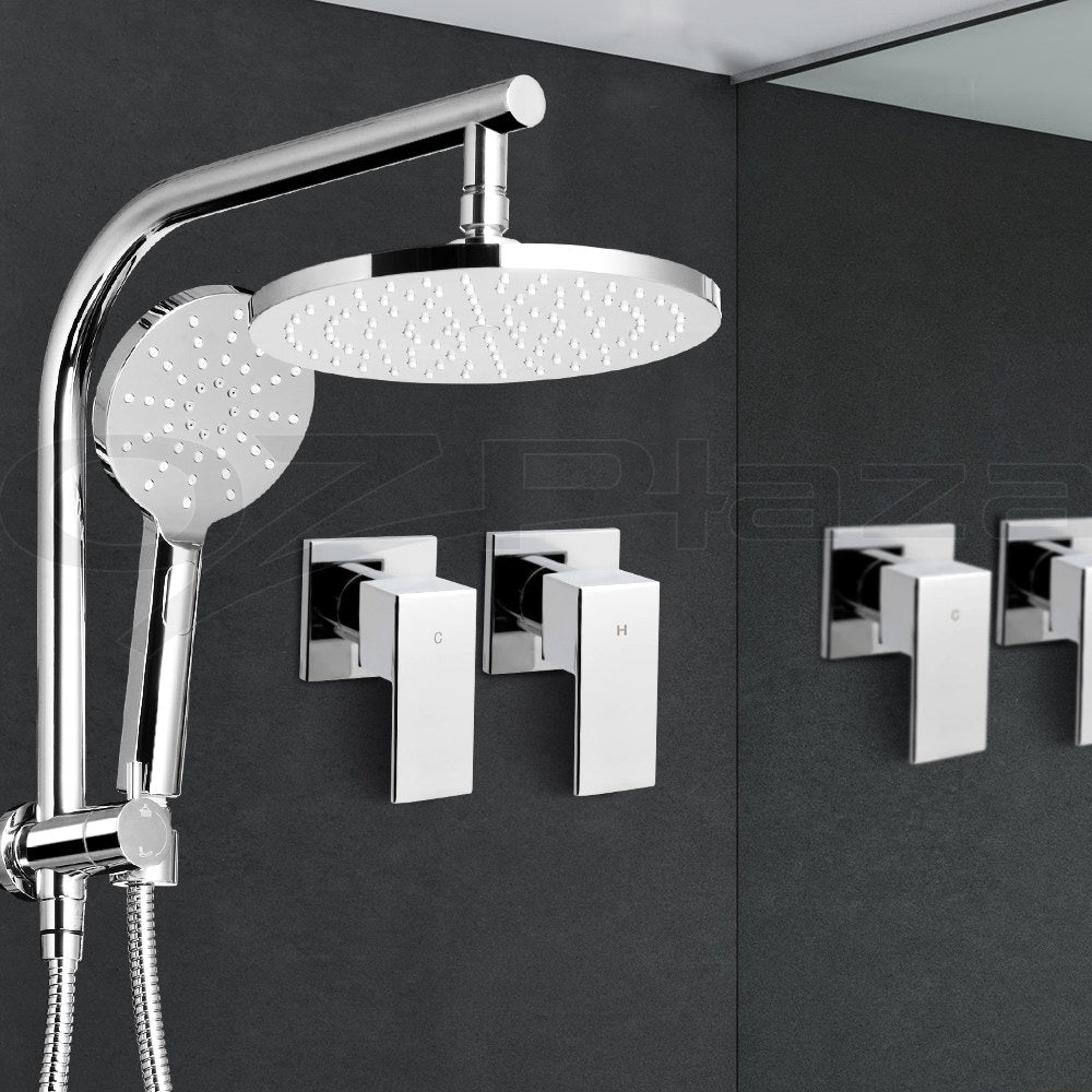 Cefito 9'' Rain Shower Head Set High Pressure Chrome