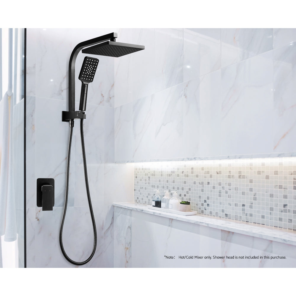 Cefito Wall Shower Mixer Tap Brass Matte Black