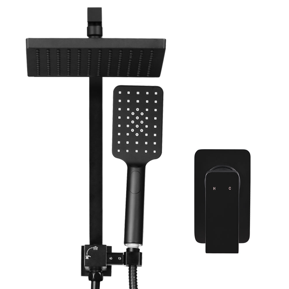 Cefito 8" Rain Shower Head Set High Pressure Mixer Tap Matte Black