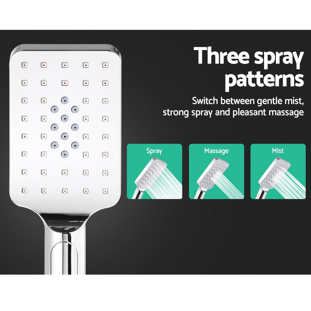 Cefito 8'' Rain Shower Head Set High Pressure Chrome