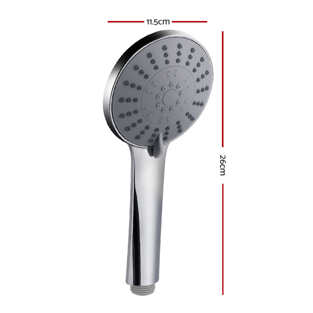 4.5" High-Pressure Handheld Shower Head 5 Modes Chrome