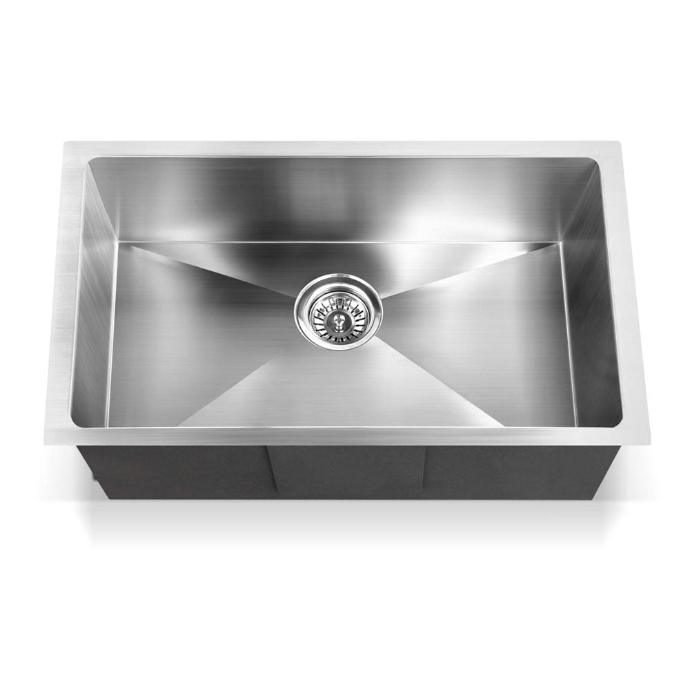 Cefito 70x45cm Stainless Steel Kitchen Sink Single Bowl Silver