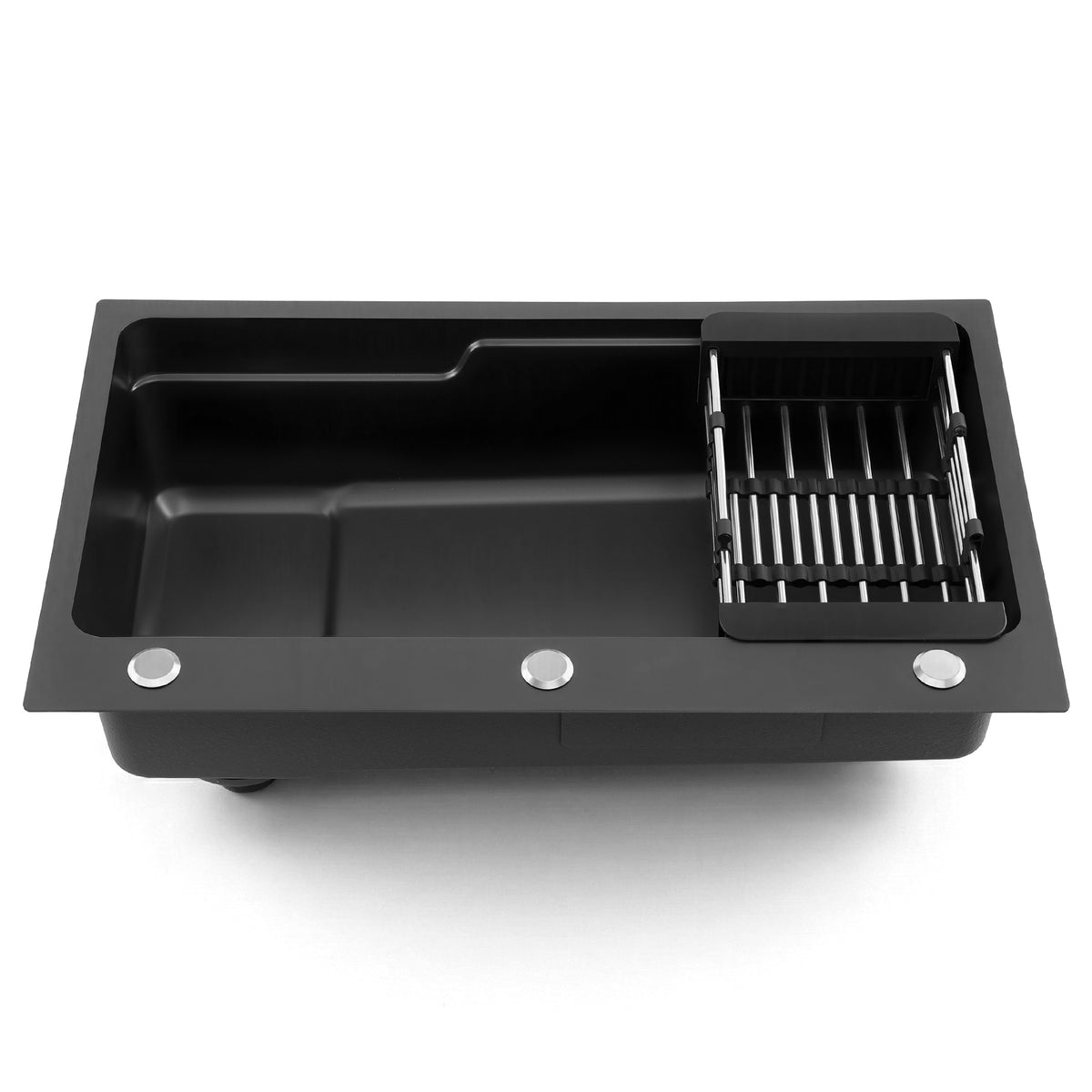 Cefito Single Bowl Stainless Steel Kitchen Sink 750mm x 450mm Black