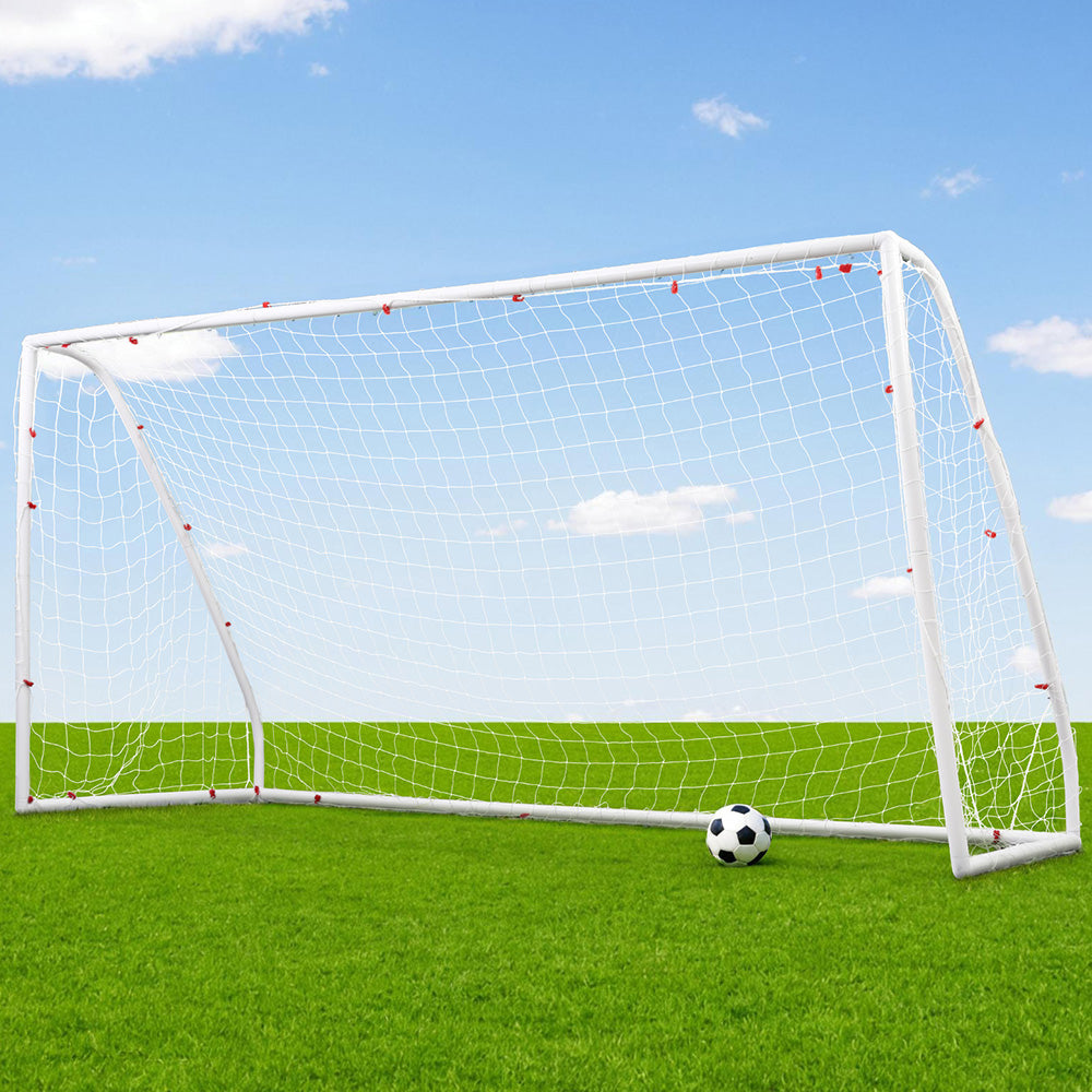 Everfit 12FT Soccer Goal UPVC Frame Weatherproof Portable
