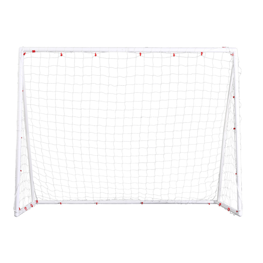 Everfit 8FT Soccer Goal UPVC Frame Weatherproof Portable