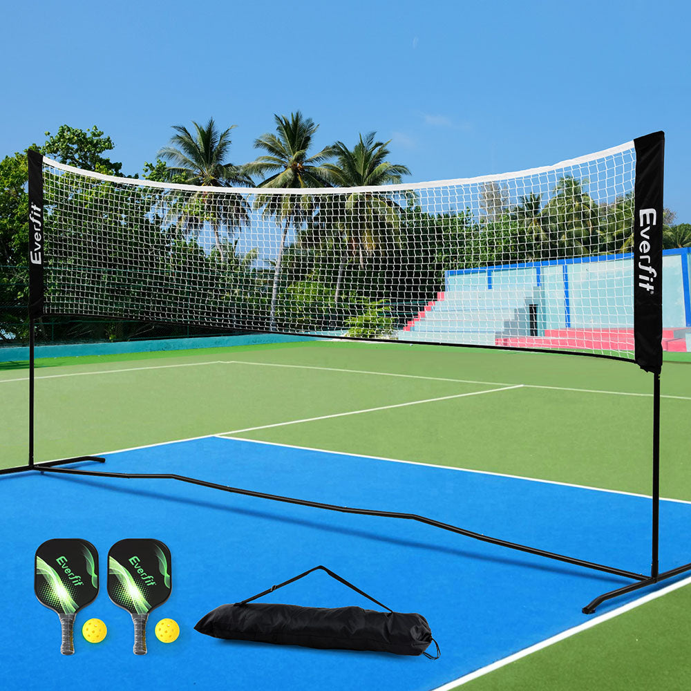 Everfit 3.6M Portable Sports Net Adjustable Height for Badminton Tennis Volleyball