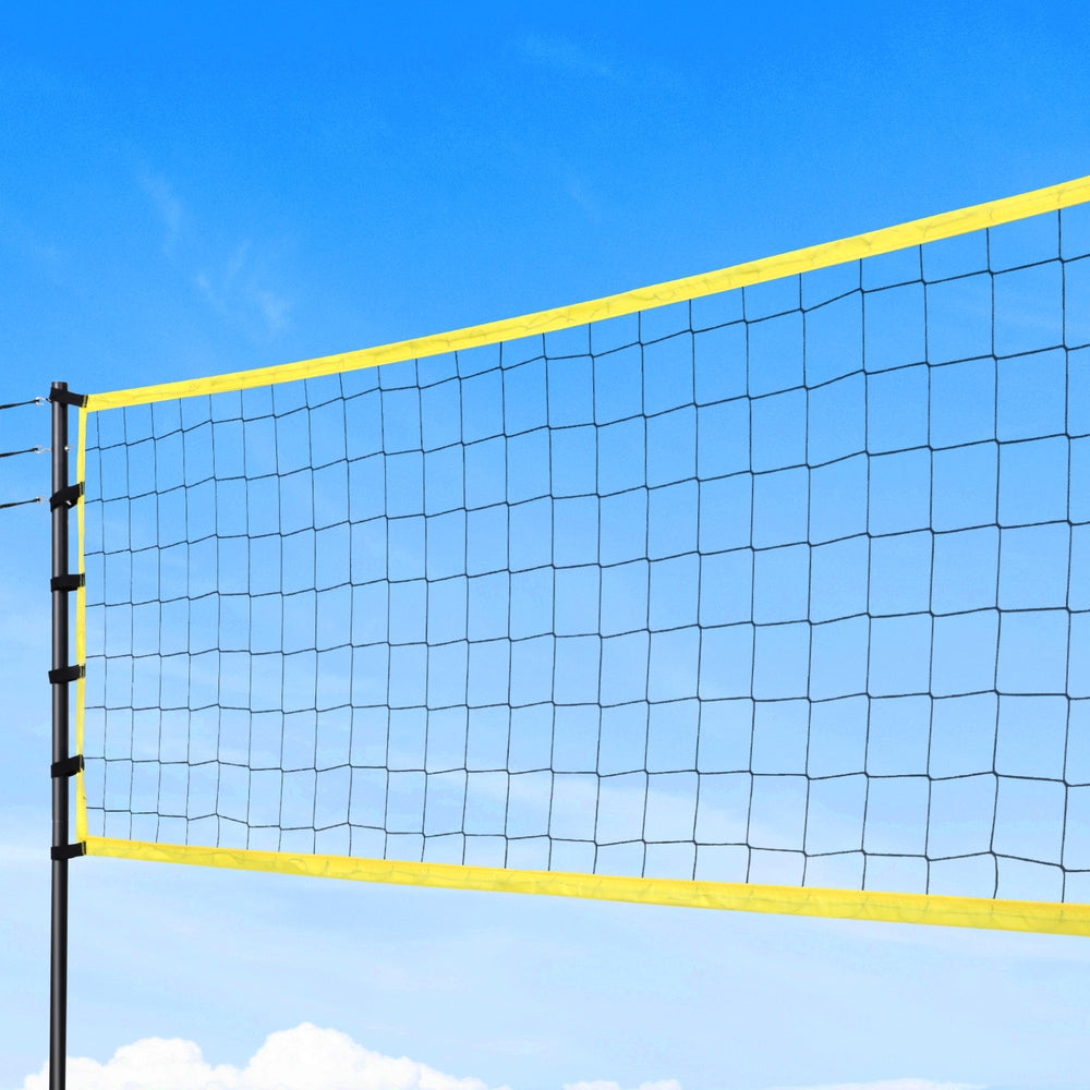 Everfit 9m Portable Volleyball Net Set Adjustable Height with Ball and Boundary Lines