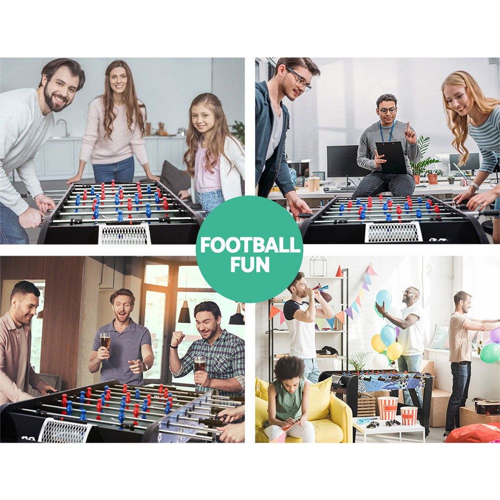 Blue 4FT Foosball Table Family Game MDF