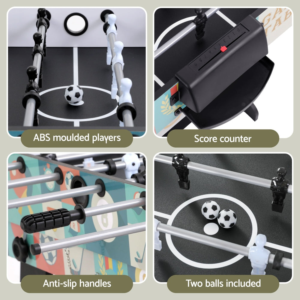 4-in-1 Foldable Multi-Game Table Soccer Tennis Pool Hockey
