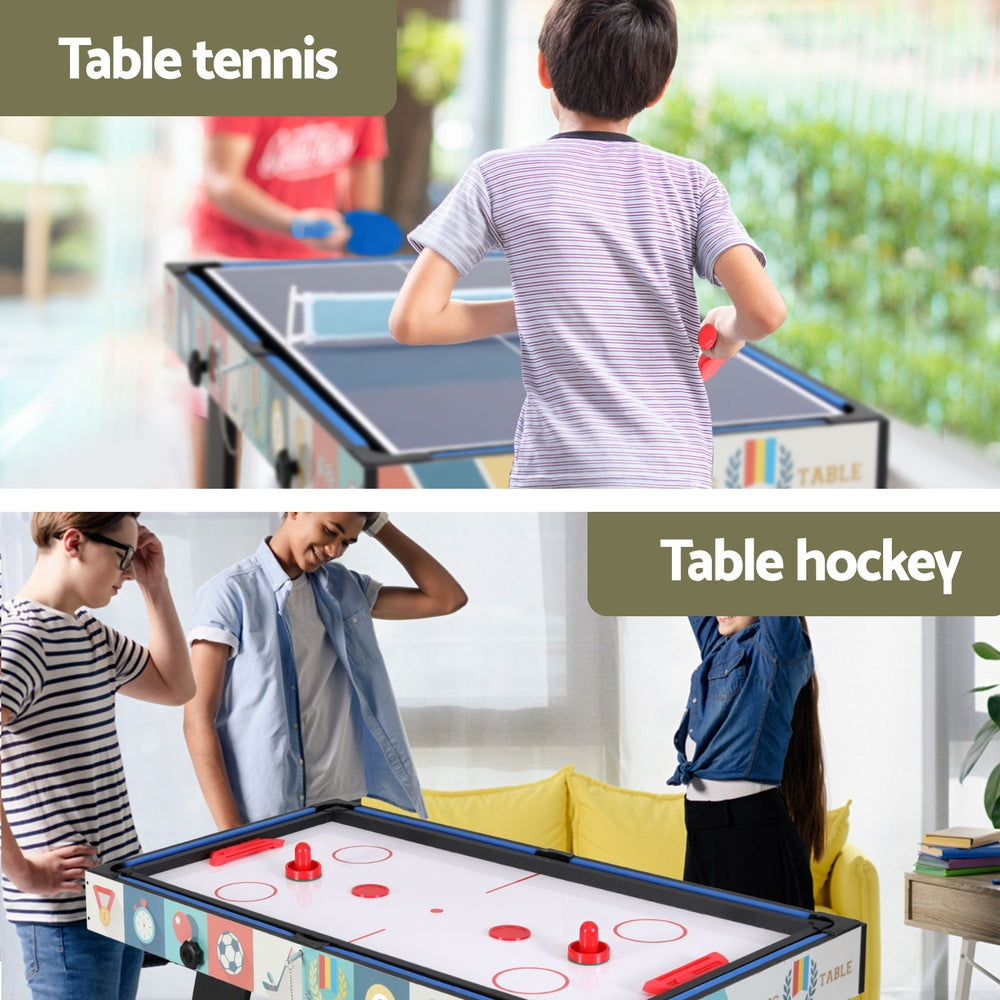 4-in-1 Foldable Multi-Game Table Soccer Tennis Pool Hockey