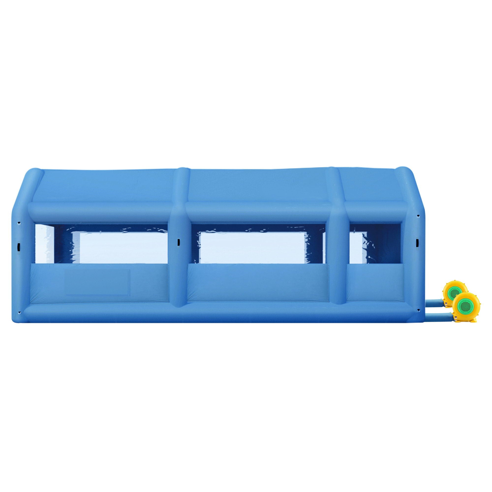 Giantz Inflatable Spray Booth Car Paint Tent 1000X500X350cm 2 Blowers Filter Mobile Garage Workstation