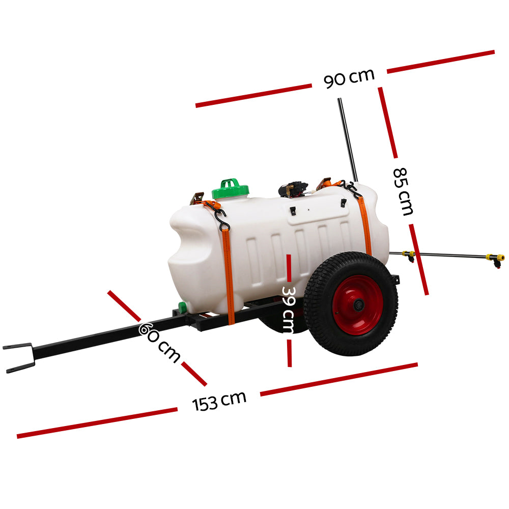 Giantz 100L Weed Sprayer Trailer 1.5M Boom Garden Spray