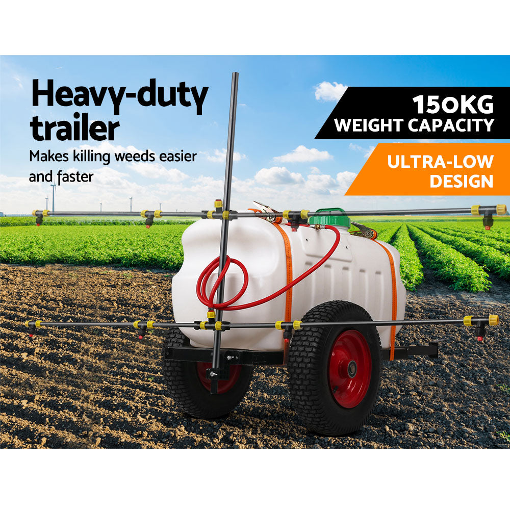 Giantz 100L Weed Sprayer Trailer 1.5M Boom Garden Spray