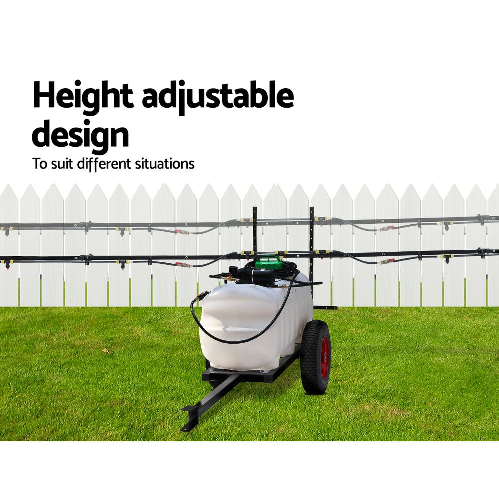 Giantz 100L Trailer Weed Sprayer 5m Boom Garden Tool