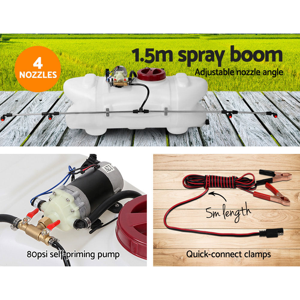 Giantz 100L ATV Weed Sprayer 1.5M Boom Garden Spray
