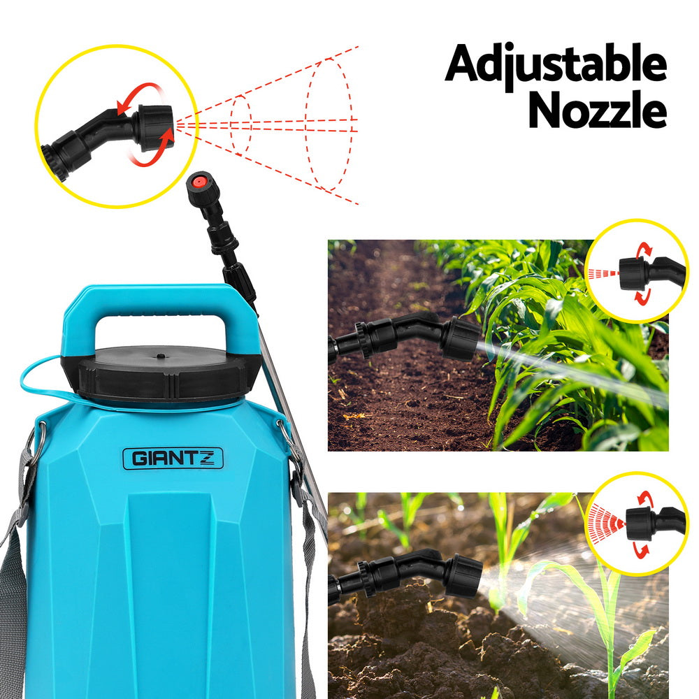 Giantz Weed Sprayer Pressure 8L Shoulder Pesticide