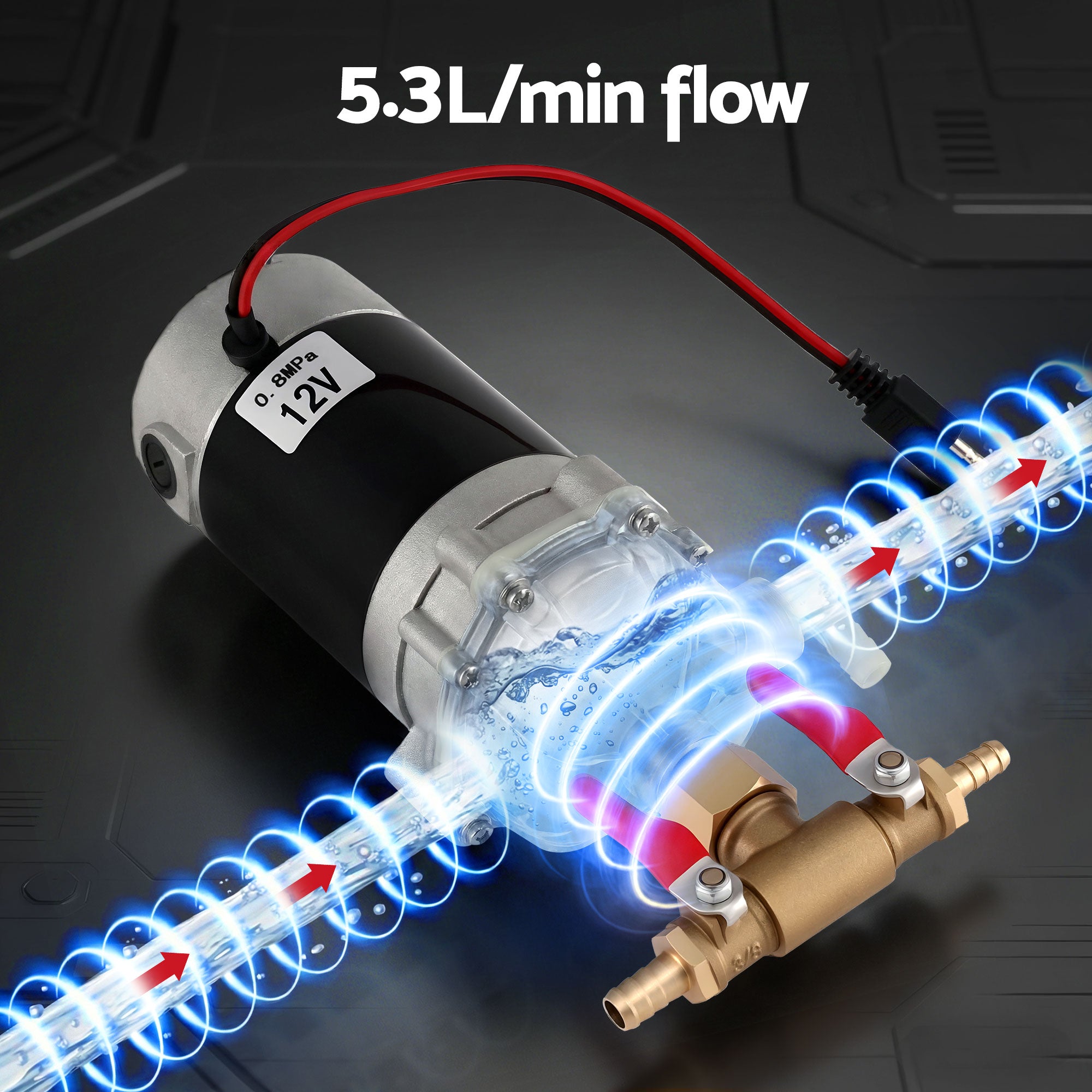 Giantz Garden Pump Sprayer Pressure Sprayer Pump 12V Diaphragm Sprayer Pump