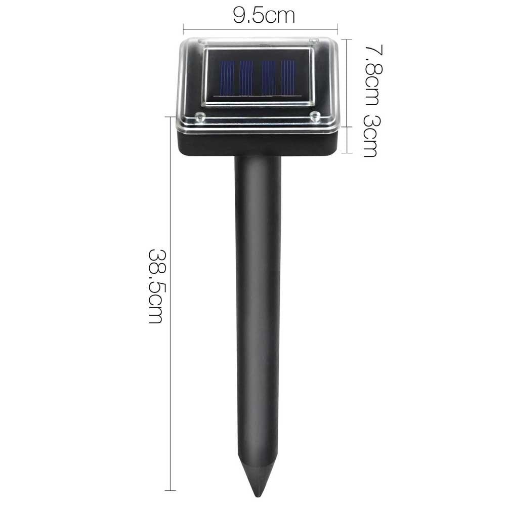 Gardeon 12-Piece Solar Snake Repeller Multi Pulse Ultrasonic