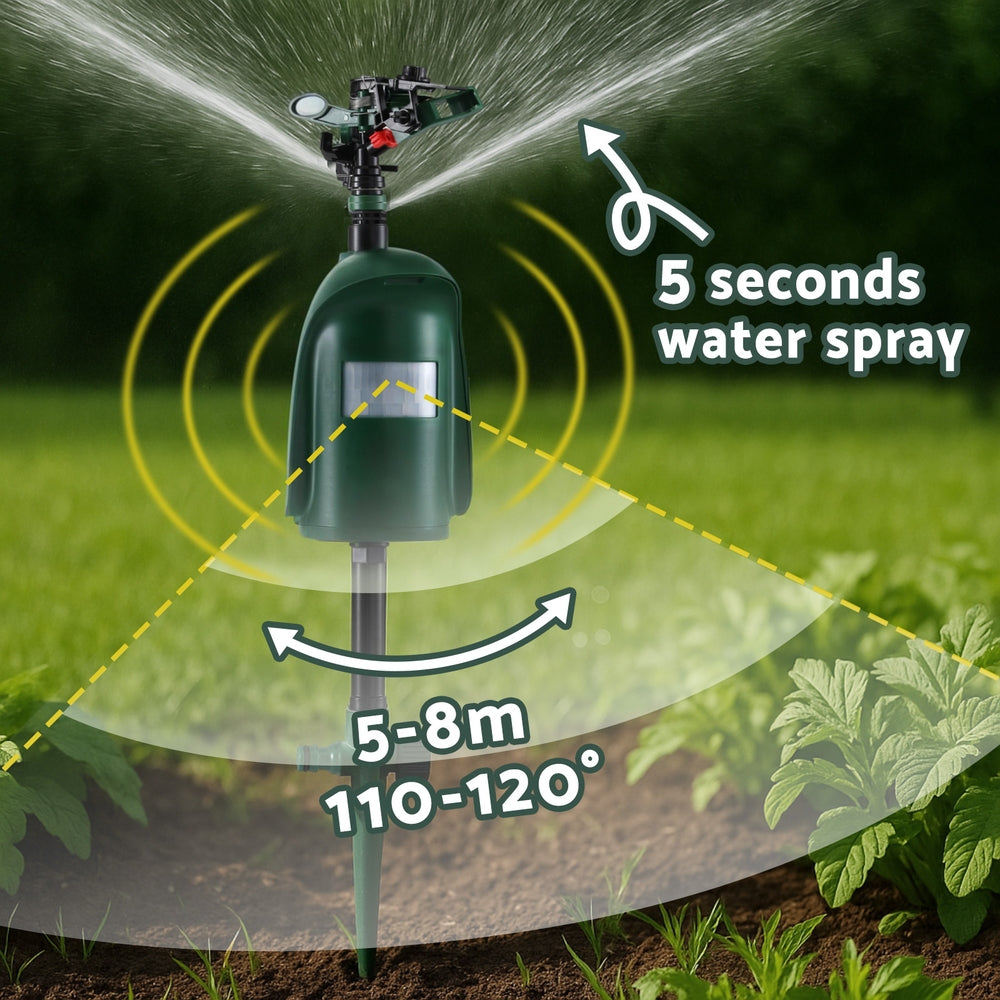 Gardeon Outdoor Snake Repeller Water Sprinkler Animal Deterrent