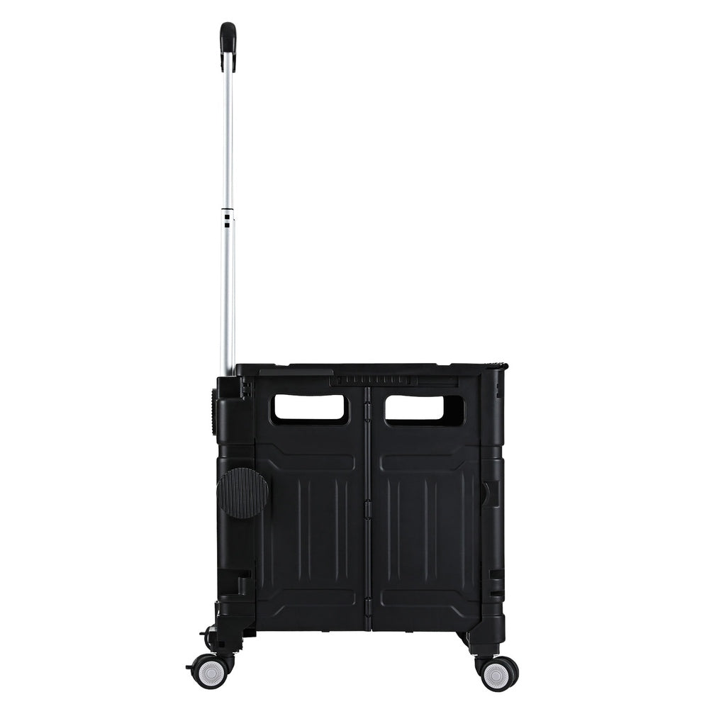 Emajin Shopping Trolley Cart 75L Foldable Black