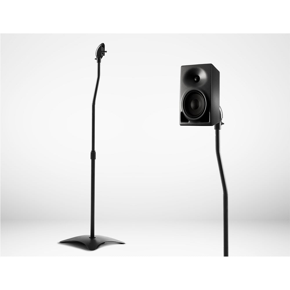Alpha Adjustable Speaker Stands 75-112cm Black 2pcs