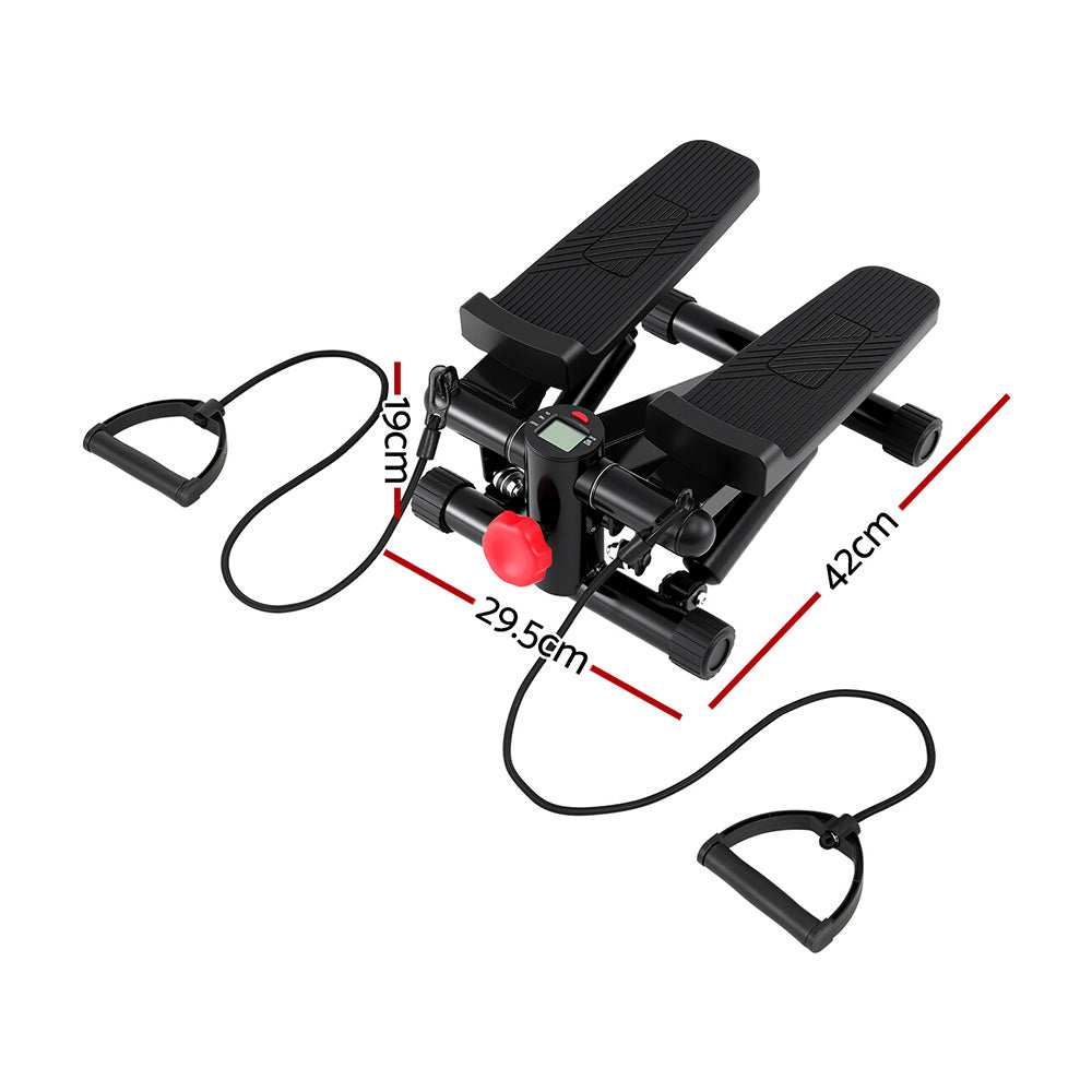 Everfit Mini Stepper Compact Home Workout Black