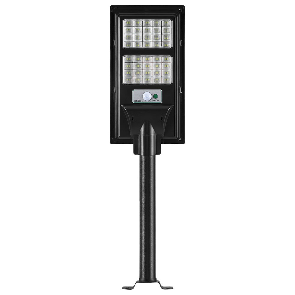 Leier 160 LED Solar Street Light Motion Sensor Remote Black