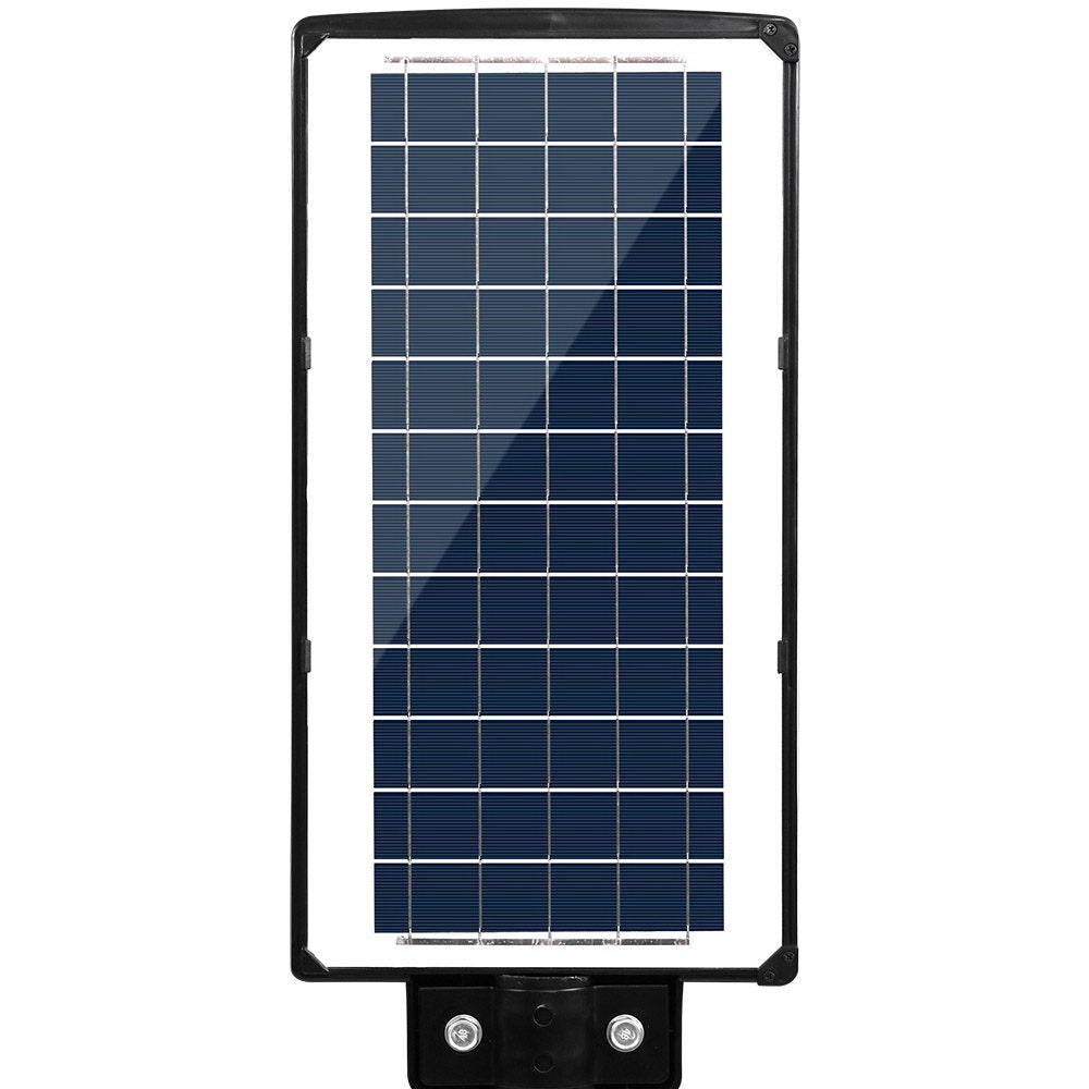 Leier 90W LED Solar Street Light Motion Sensor Remote Black (Set of 2)