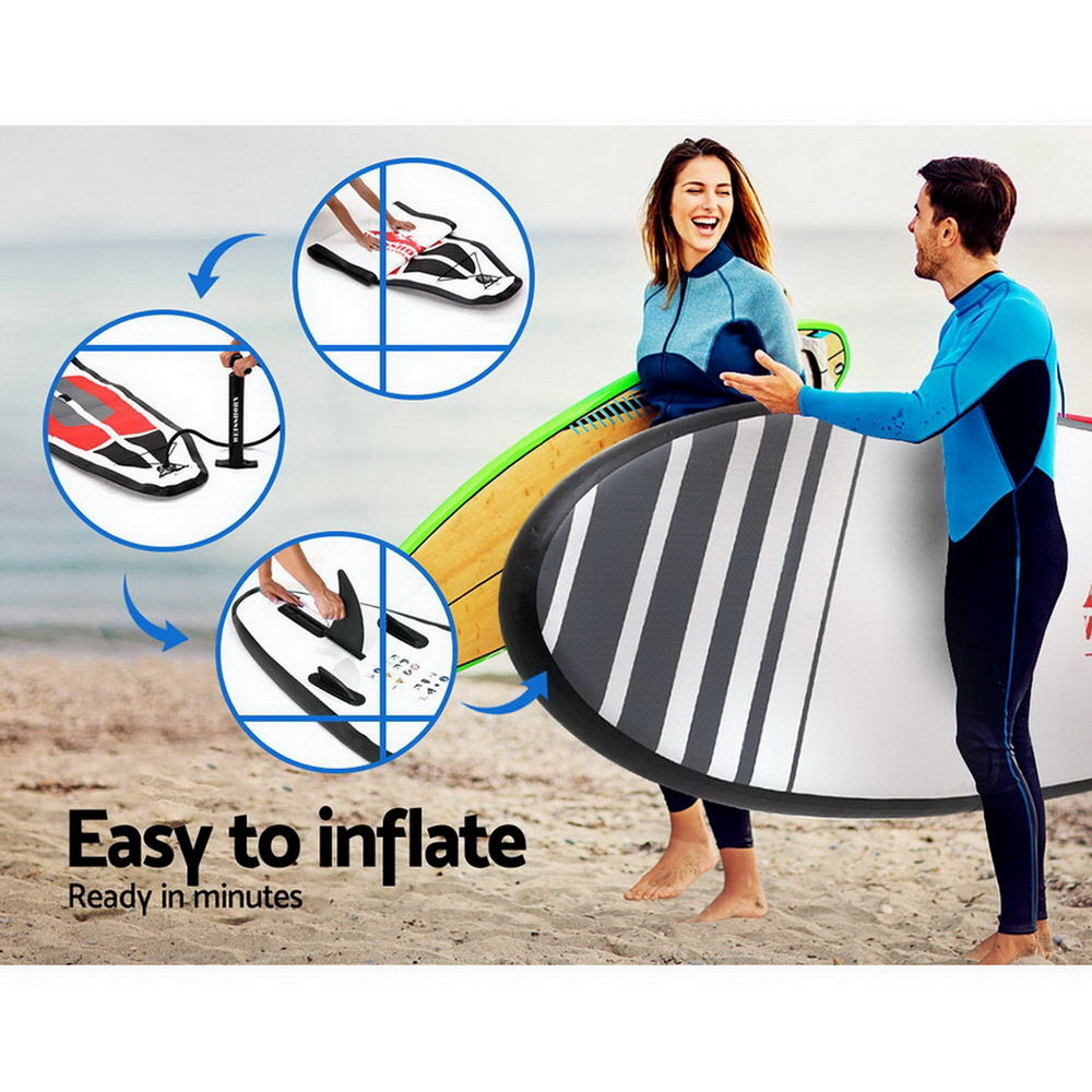 Weisshorn 11ft Inflatable SUP Paddleboard Kayak Black