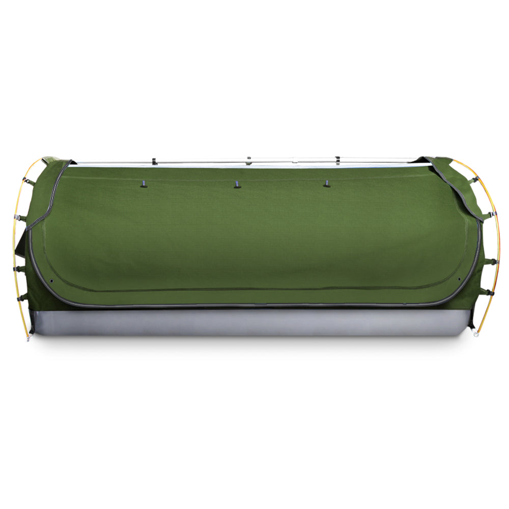 Weisshorn Double Swag Tent Canvas Freestanding Dome Celadon