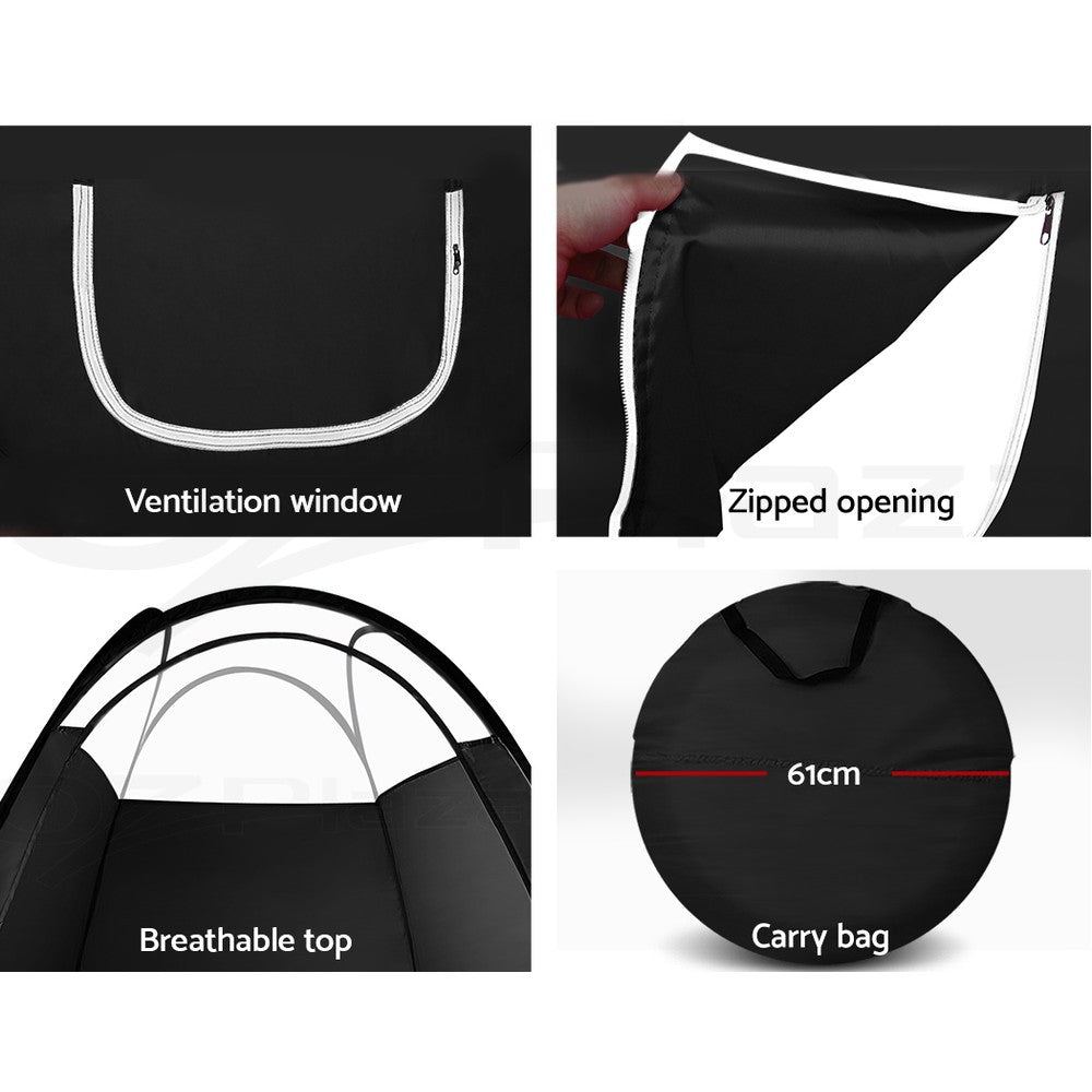 Alba Spray Tan Machine Kit HVLP System Black
