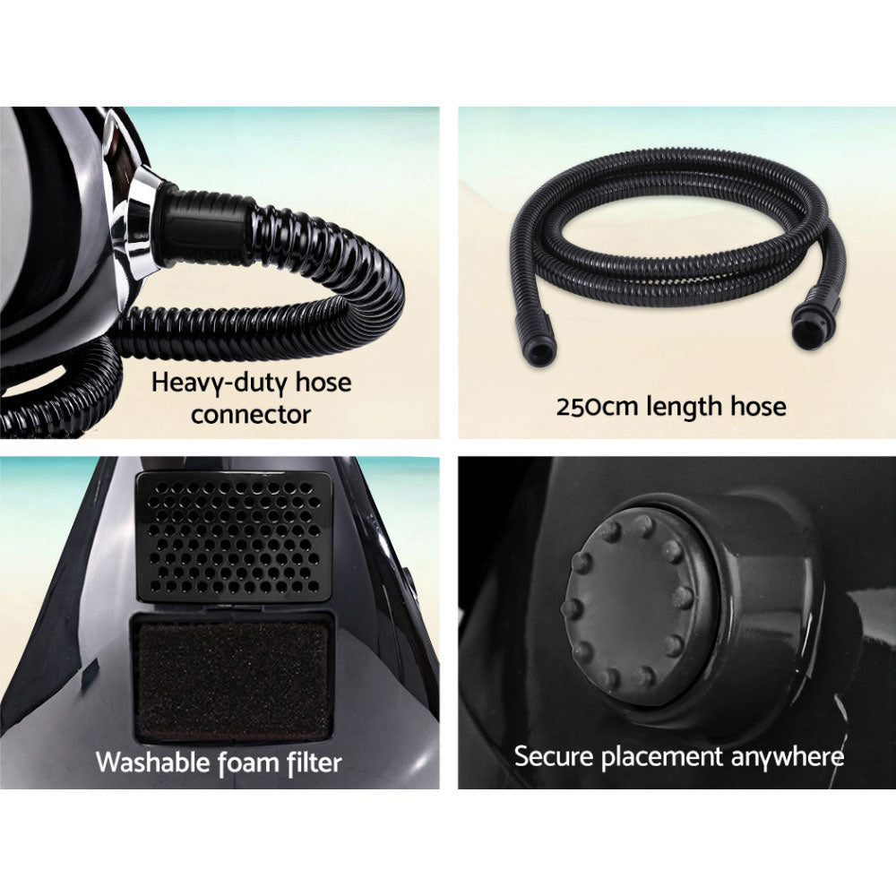 Alba Spray Tan Machine Kit HVLP System Black
