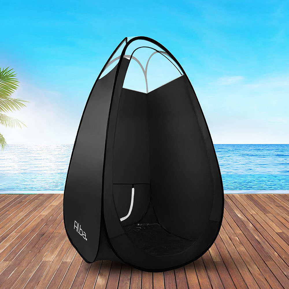 Pop Up Spray Tanning Tent Portable Black