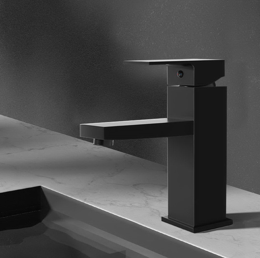 Cefito Black Square Bathroom Basin Mixer Tap