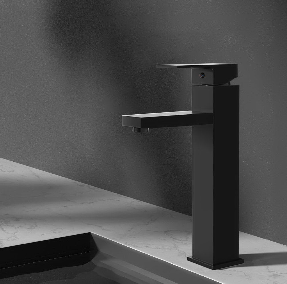 Cefito Tall Basin Mixer Tap Black Matte Finish