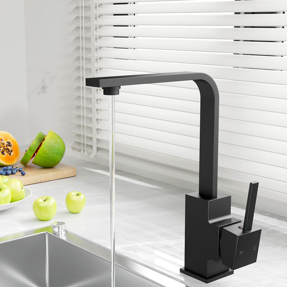 Cefito Kitchen Mixer Tap 30cm Matte Black Swivel Faucet