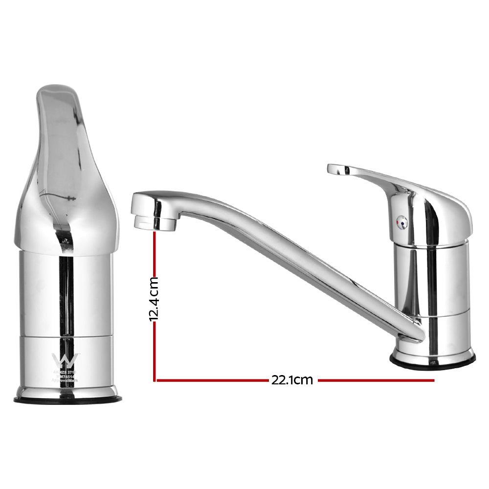Cefito Kitchen Mixer Tap Long Spout Chrome Silver