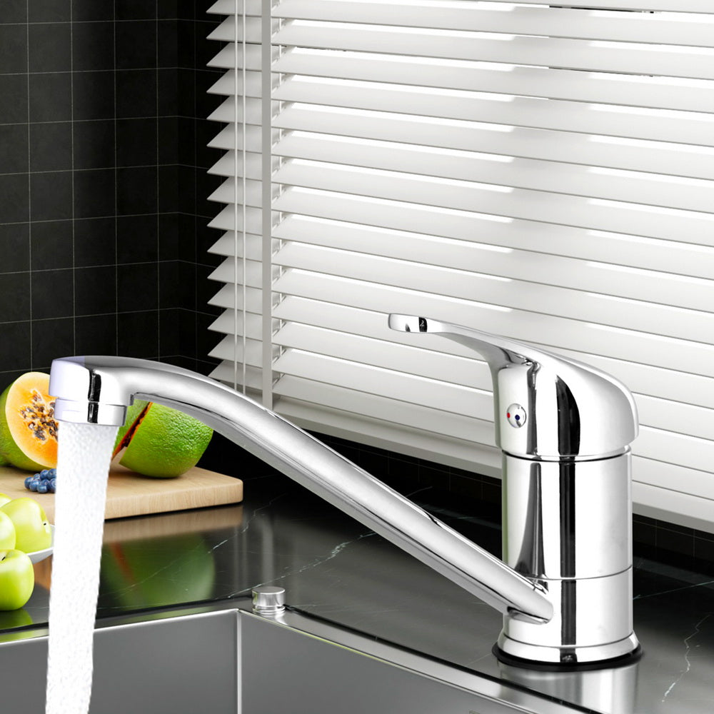 Cefito Kitchen Mixer Tap Long Spout Chrome Silver
