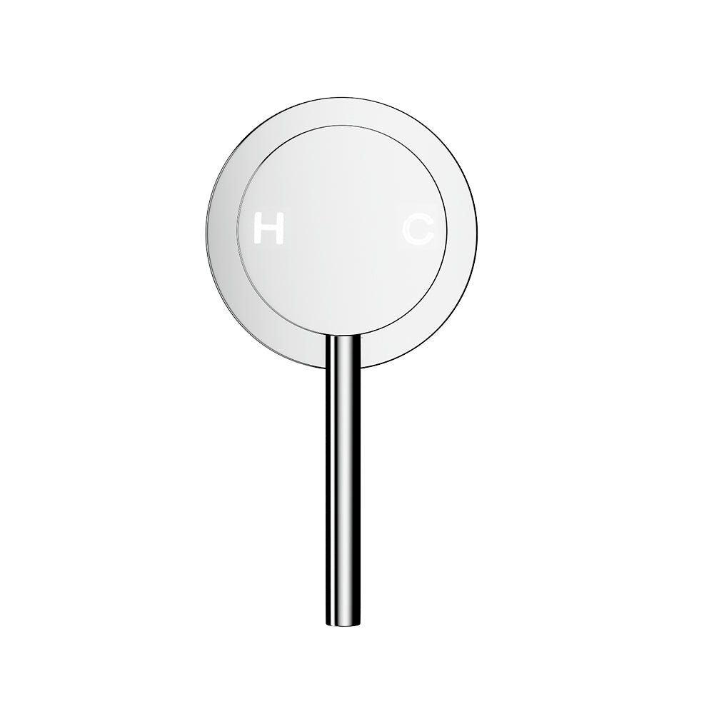 Cefito Wall Basin Mixer Tap Round Brass Chrome