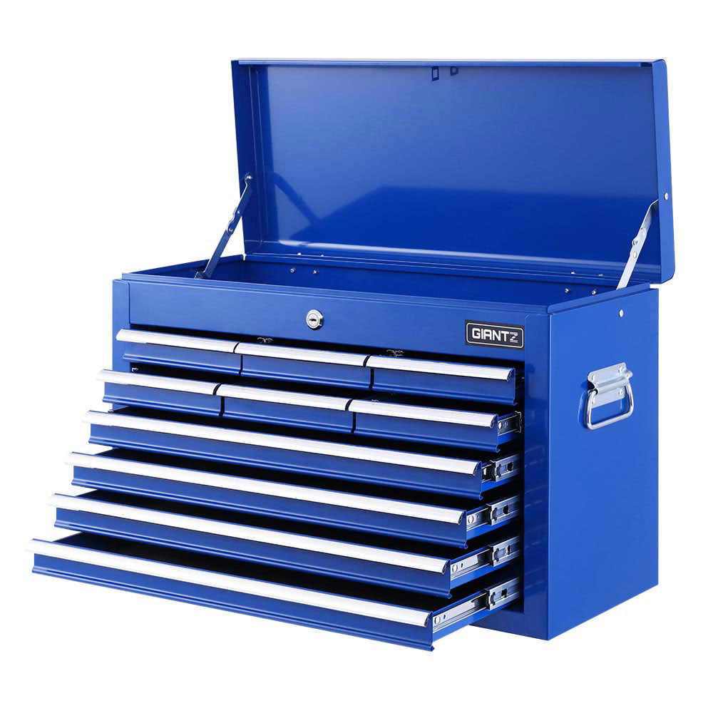 Giantz 10-Drawer Tool Box Cabinet Chest Blue