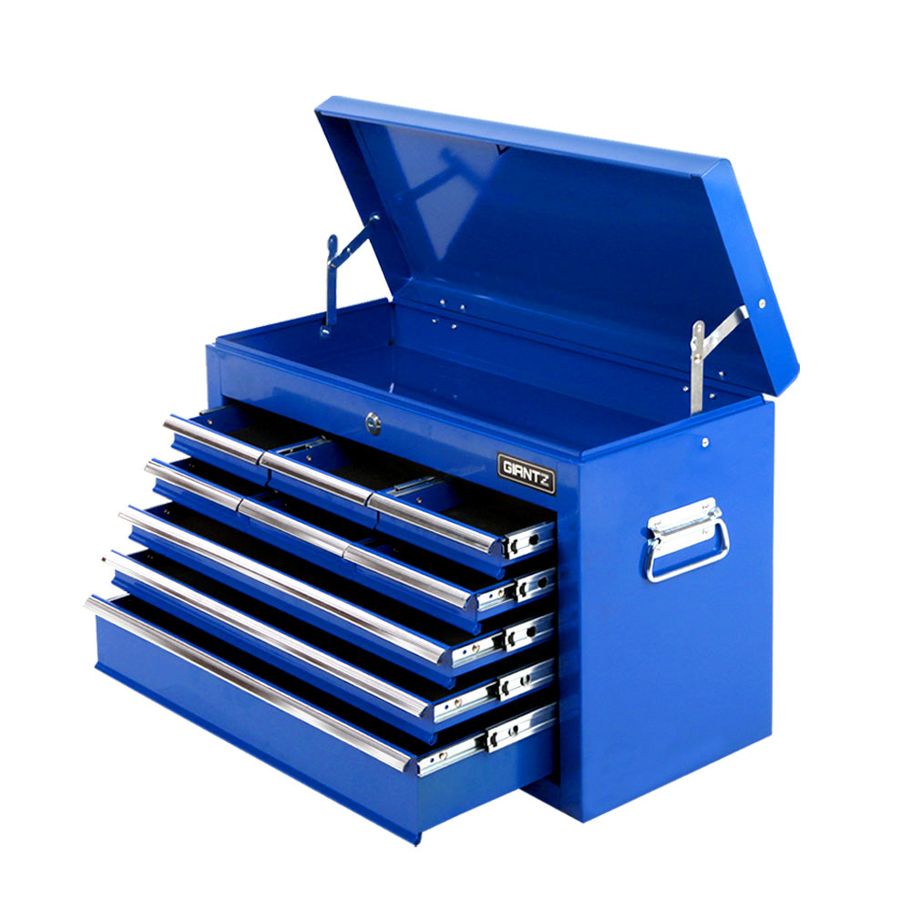 Giantz 9-Drawer Tool Box Cabinet Chest Blue