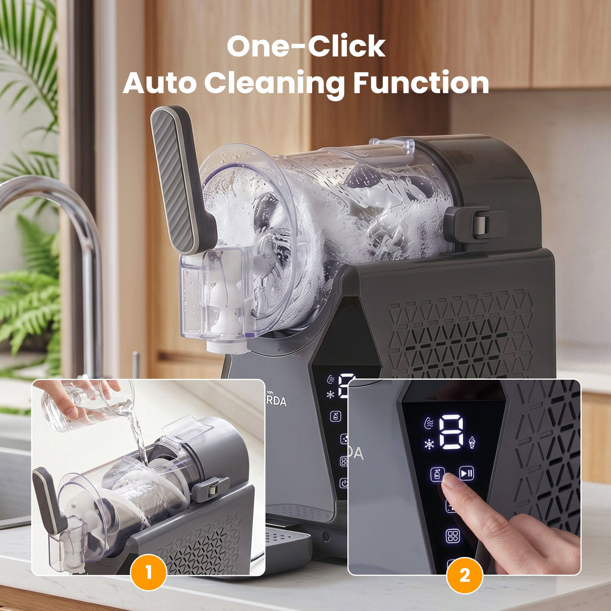 NORDA Slushie Machine 1.3L Frozen Drink and Ice Cream Maker
