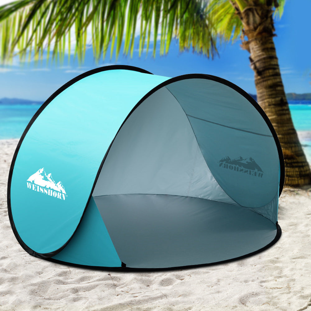 Weisshorn 3-Person Pop-Up Tent Blue UV Water Resistant