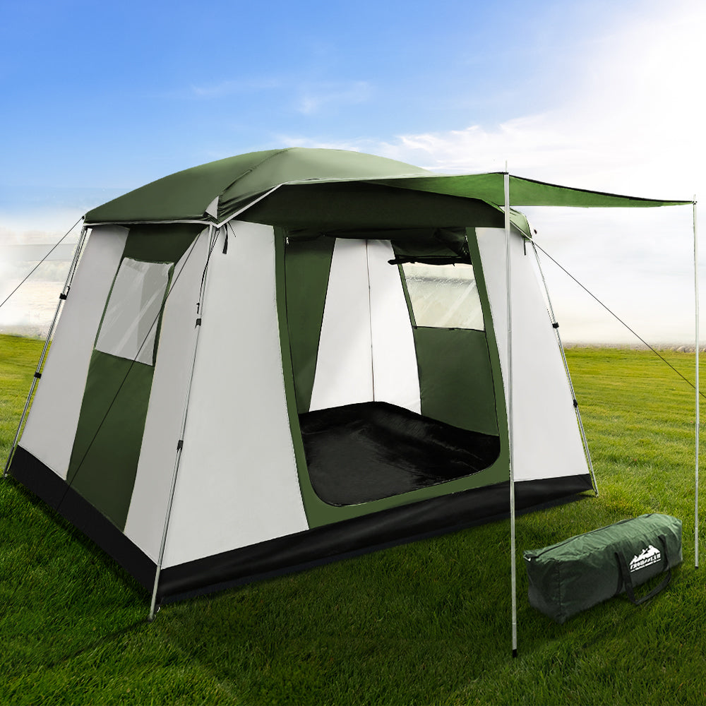 Weisshorn 6-Person Dome Camping Tent Green/White