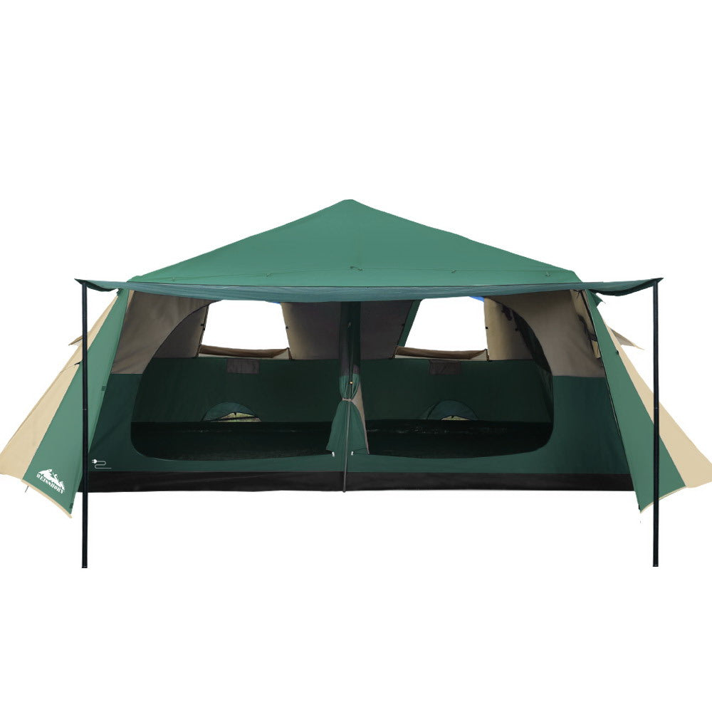 Weisshorn 8-Person Dome Camping Tent Instant Up Green