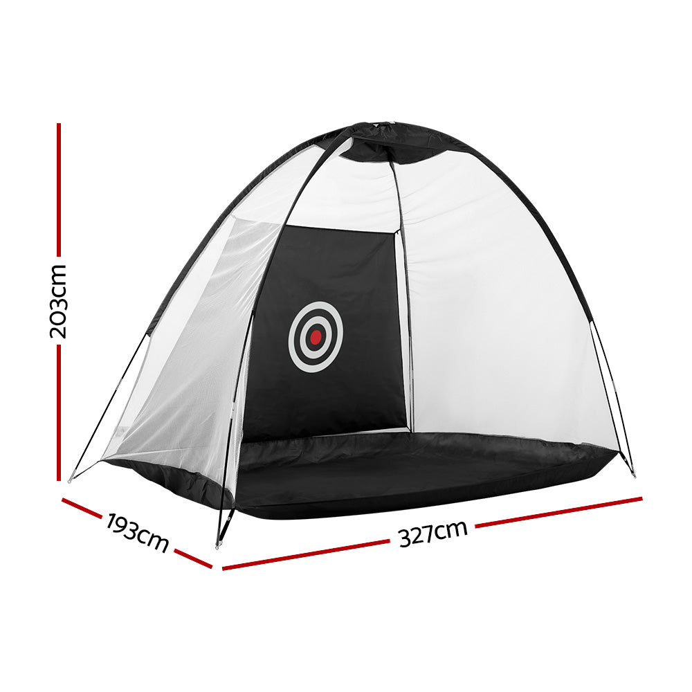 Everfit 3M Golf Practice Net Portable Training Target Black